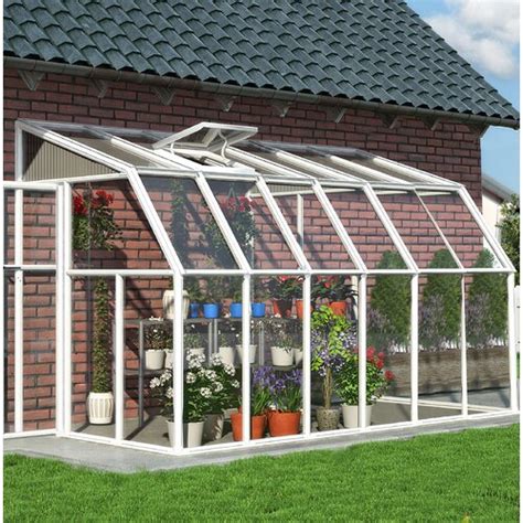 Palram Rion Ft W X Ft D Lean To Greenhouse Wayfair Co Uk