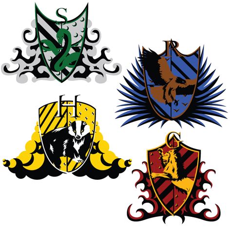 House Crest Design Hogwarts Houses Crests Harry Potter Crest Hogwarts
