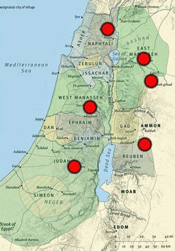 A Map With Red Dots Showing The Location Of Different Cities In The