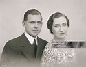 Infante Juan of Spain, Count of Barcelona , with his wife Maria de ...