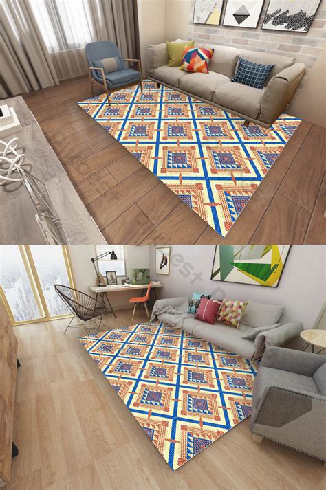 Modern Ins Nordic Minimalist Line Texture Carpet Decoration Decors