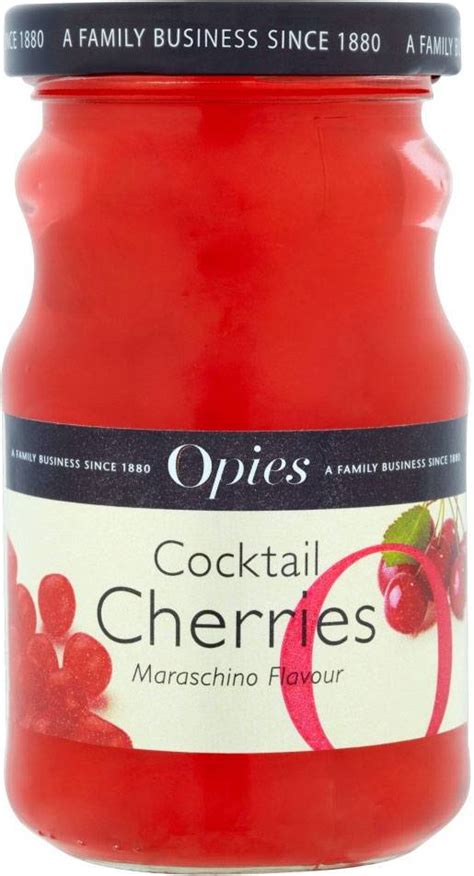 Opies Cocktail Cherries 225g British Baking Kellys Expat Shopping