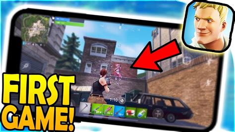 Click on either the android or iphone button below to start downloading. FORTNITE MOBILE GAMEPLAY FIRST GAME + *DOWNLOAD* - Mobile ...