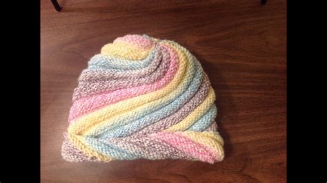 Knitting Pattern For Baby Swirl Hat Mikes Natura