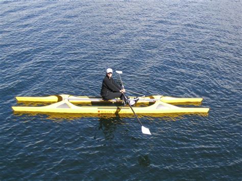 Rowing Catamaran Would Love To Try It Boat Oars Canoe Boat Kayaks