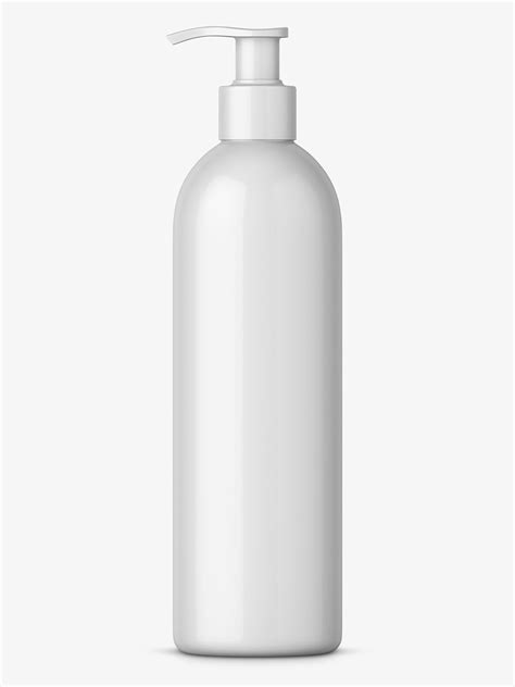 bottle  pump mockup white smarty mockups