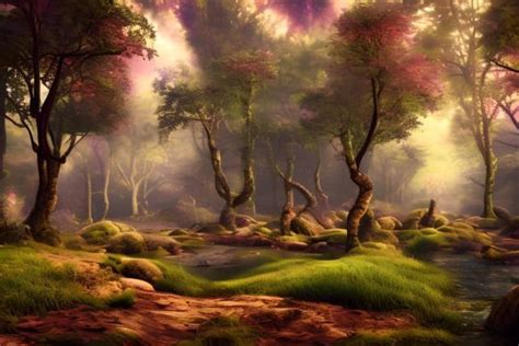 Magical Fairytale Forest Background Graphic By Fstock · Creative Fabrica