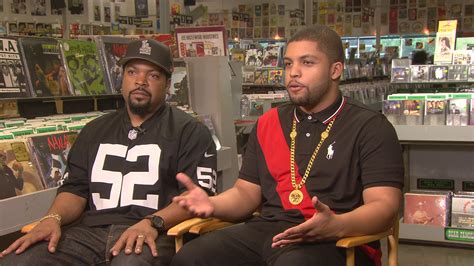 Straight Outta Compton Star Oshea Jackson Jr And Nwas Ice Cube