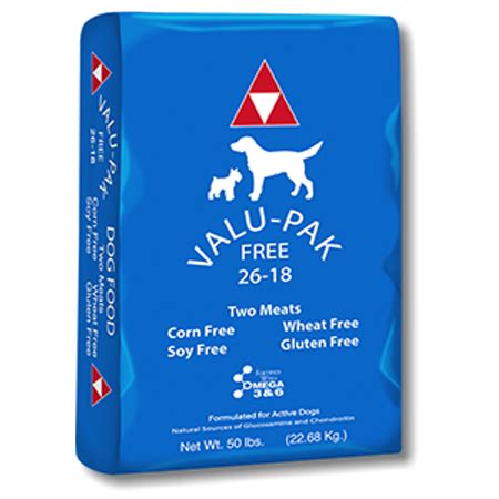 This will help you to maintain a neat clean pup or dog or at all times. Valu-Pak Free 26-18 Dry Dog Food :: Arcola Feed