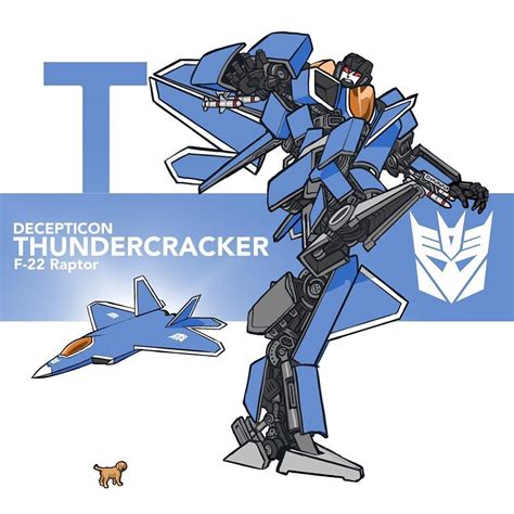 Transformers Alphabet T For Thundercracker By Theamazingspino