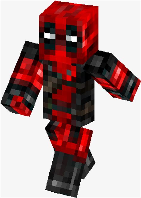 Deadpool Png Black Hoodie Boy Minecraft Skin Transparent Png