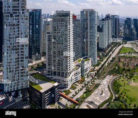 Modern High Rise Buildings On Paseo De Los Arquitectos Santa Fe