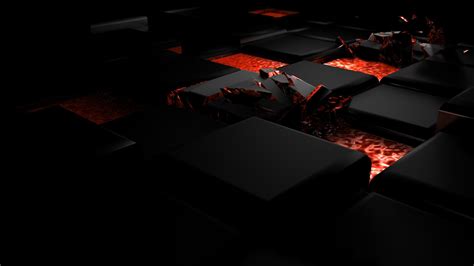 1920x1080 Cube Fire Dark 1080p Laptop Full Hd Wallpaper Hd 3d 4k