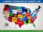 This map shows the biggest company in each state by market cap ...