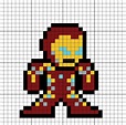 iron man pixel art : +31 Idées et designs pour vous inspirer en images