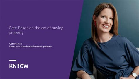 Podcast Cate Bakos On The Art Of Buying Property Knowhow