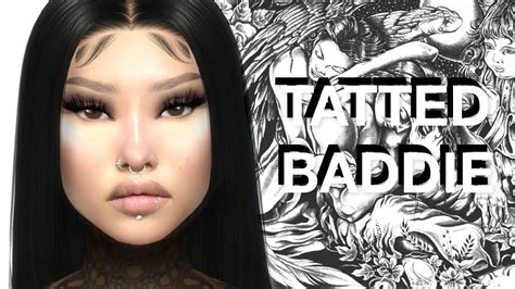 The Sims 4 Cas Tatted Baddie Cc List Youtube