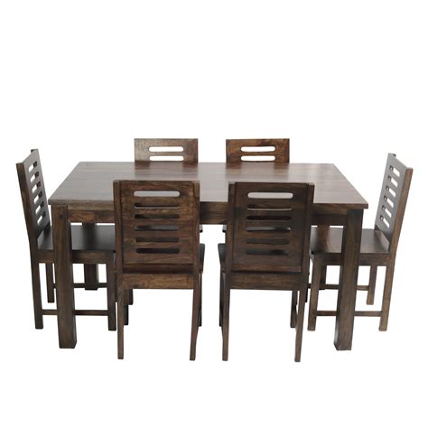 Refresh your home with stylish products handpicked by hgtv editors. Stirling XL - Kings 6 Seater Sheesham Wood Dining Table Set