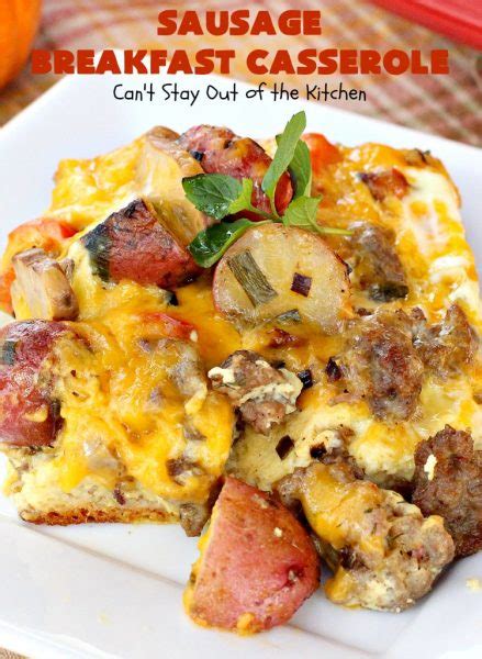 Sausage Breakfast Casserole Cant Stay Out Of The Kitchen