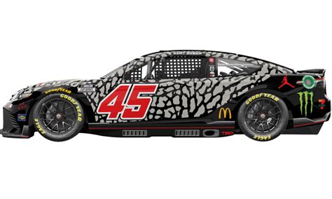 Nascar See Kurt Buschs Air Jordan Inspired Paint Scheme At Kansas