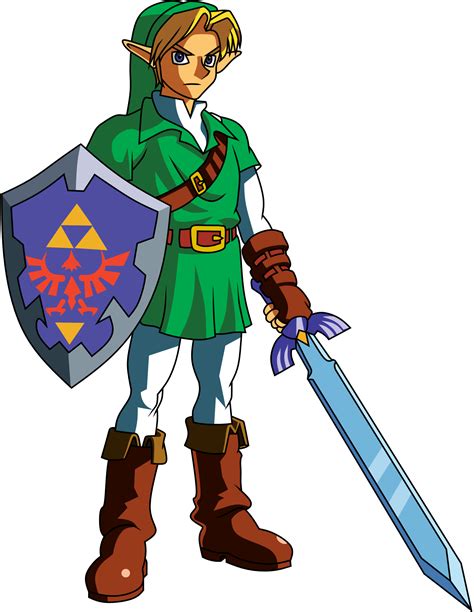Link The Legend Of Zelda Ocarina Of Time Clipart Legend Of Zelda