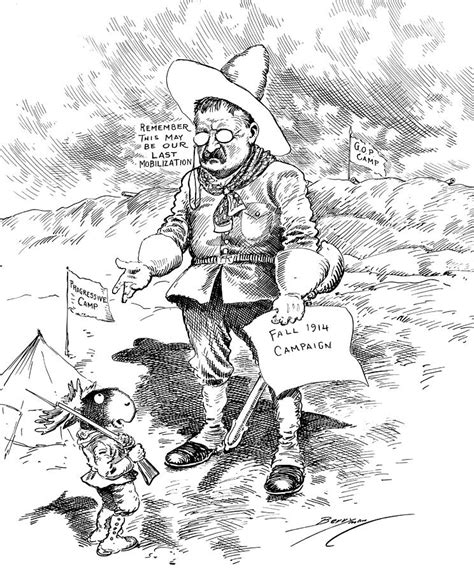 Cartoon Progressive Party 1914 Drawing By Clifford Berryman Pixels