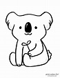 21 free cute Koala coloring pages & clipart printables, at ...