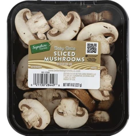 Baby Bella Sliced Mushrooms Signature Farms 8 Oz Delivery Cornershop