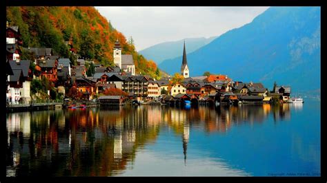 Fall In Hallstatt Austria Hallstatt Places To Go Travel Dreams