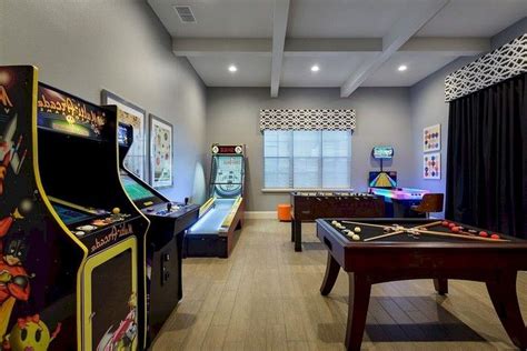 30 Cozy Game Room Ideas For Your Home Game Room Decor Game Room