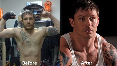 Tom Hardy Before And After Warrior Workout Results Sportz