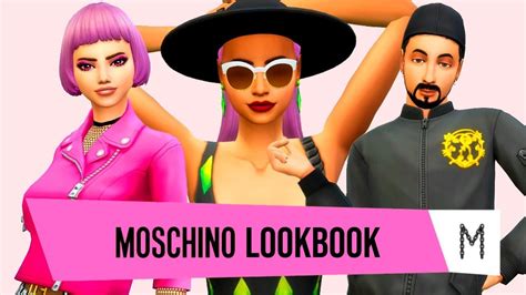 The Sims 4 X Moschino Lookbook Youtube