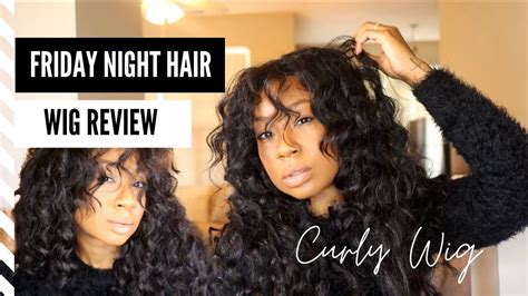 Friday Night Hair Affordable Curly Wig Gls 109 Wig Install And Review