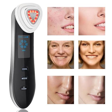 Rf Radio Frequency Facial Neck Skin Lifting Tighten Machine Ems Cold