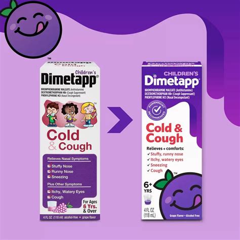 Dimetapp Childrens Multi Symptom Cold And Flu Liquid 4 Oz