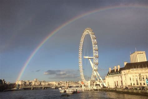 Stunning Rainbow Delights Londoners As It Graces The Sky Above The