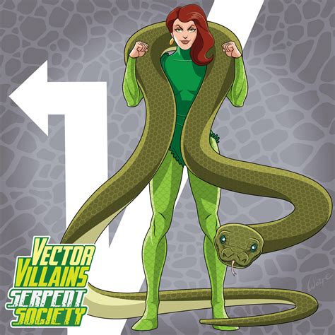 Vector Vengers Princess Python Serpent Society By Wolfehanson On