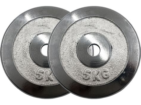 M Fitness 5 Kg Chrome Weight Plate Available To Ship And For In Store