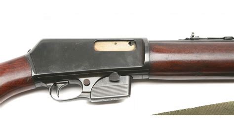 Lot 528 Winchester Model 07 351 Cal Rifle