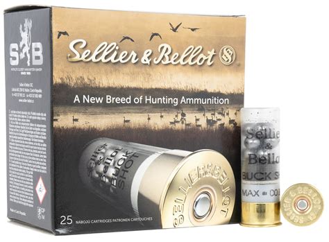 Sellier And Bellot Sb12bsg Hunting 12 Gauge 275 9 Pellets 1214 Fps 00