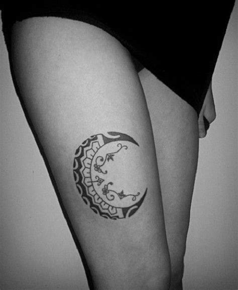 The Hidden Meanings Behind The Crescent Moon Tattoo Ink Gotta Get