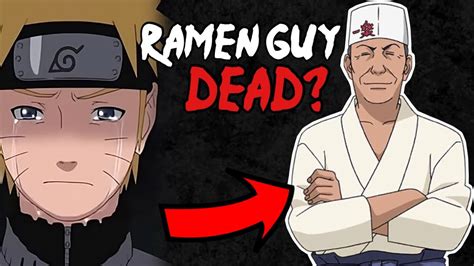 Is Ichiraku Ramen Guy Teuchi Dead In Boruto Youtube
