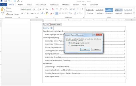 But there's an easy way. The Wicked Easy Way to Create a Table of Contents in Word