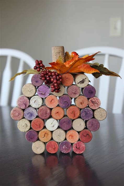 Wine Cork Pumpkin Make Your Own With This Easy Tutorial Love Our