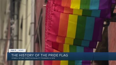 the history of the pride flag one news page [us] video