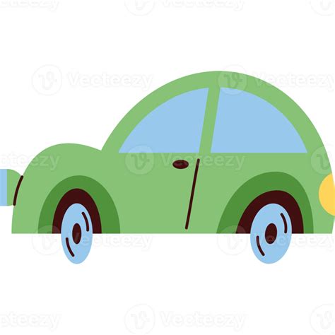 Green Car Vehicle Isolated Icon 24600982 Png