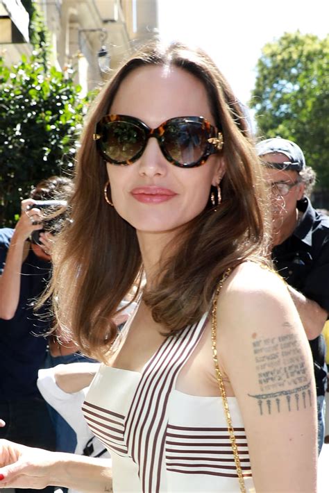 Angelina Jolie Dark Brown Hair Summer Popsugar Beauty Photo 10