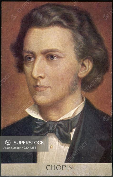 Frederic Chopin Polish Musician Superstock