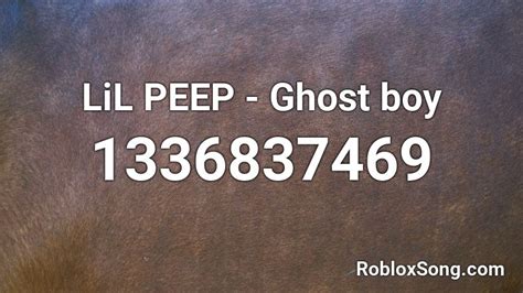Lil Peep Ghost Boy Roblox Id Roblox Music Codes