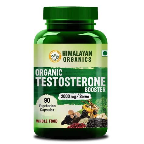 Himalayan Organics Organic Testosterone Booster Supplement 2000mg Capsules For Men Buy